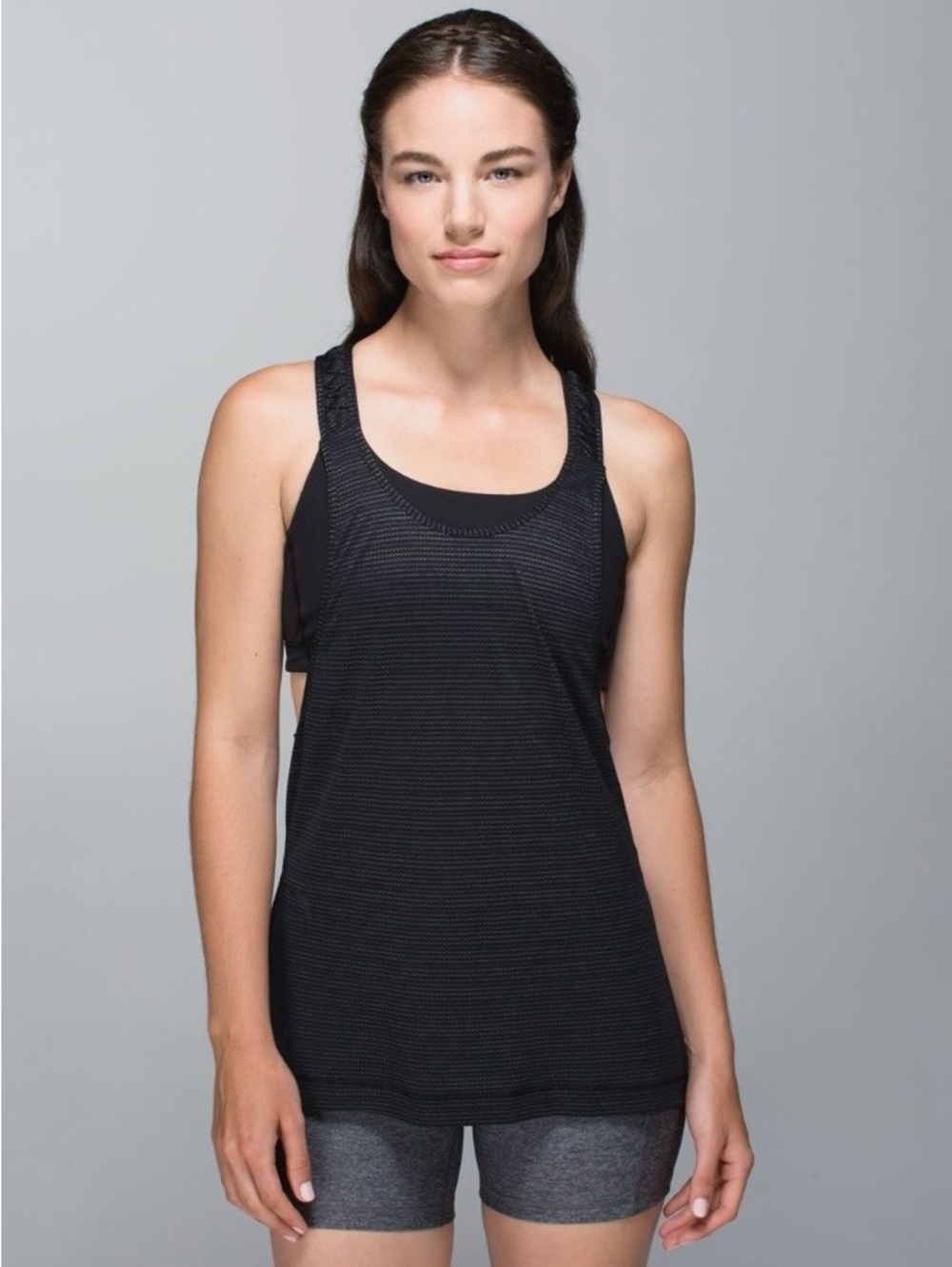 lululemon athletica Black Racerback Tank